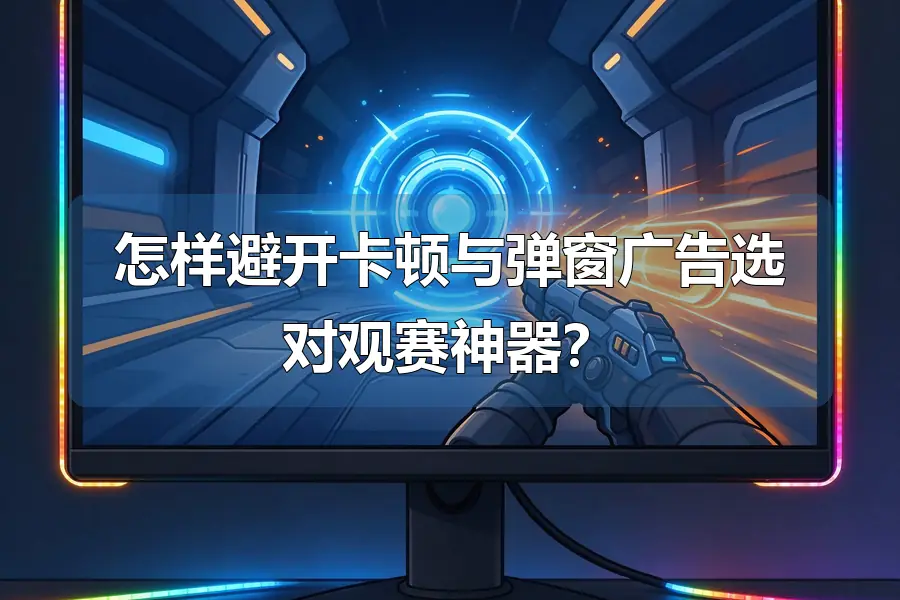 怎样避开卡顿与弹窗广告选对观赛神器?
